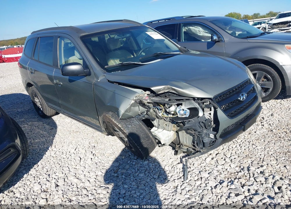 2009 HYUNDAI SANTA FE GLS VIN: 5NMSG13DX9H233521