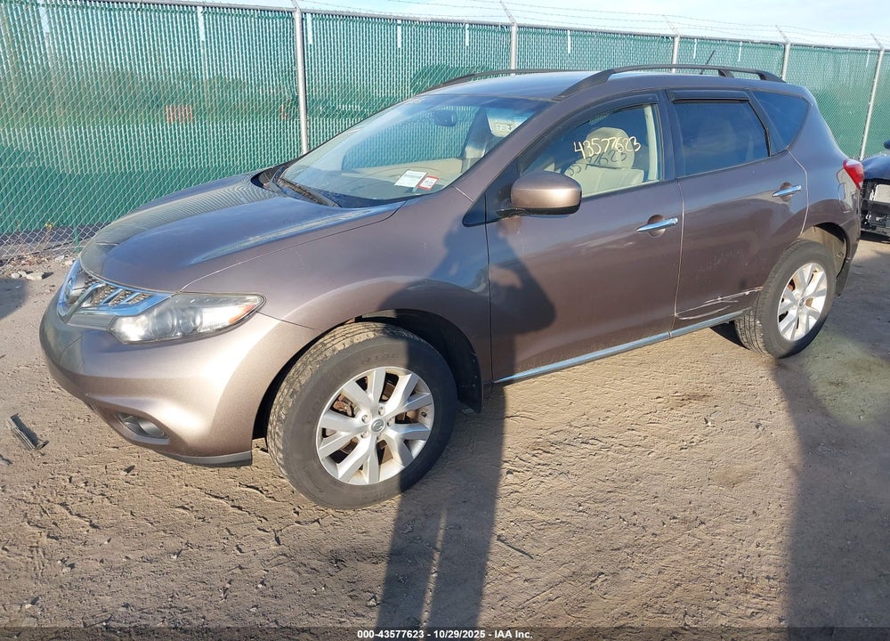 2014 NISSAN MURANO SV VIN: JN8AZ1MWXEW507785