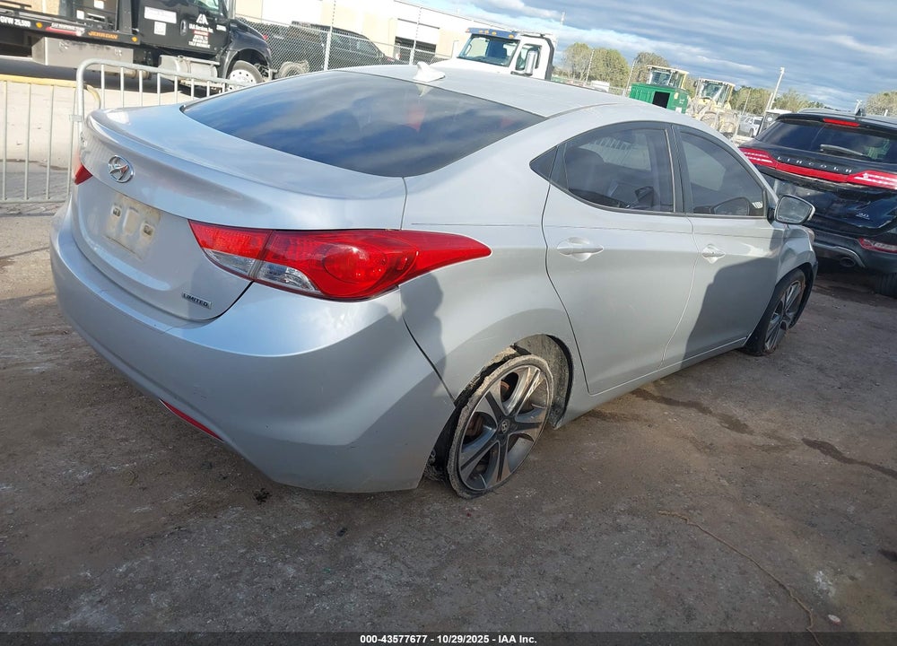 2012 HYUNDAI ELANTRA VIN: KMHDH4AE3CU417309
