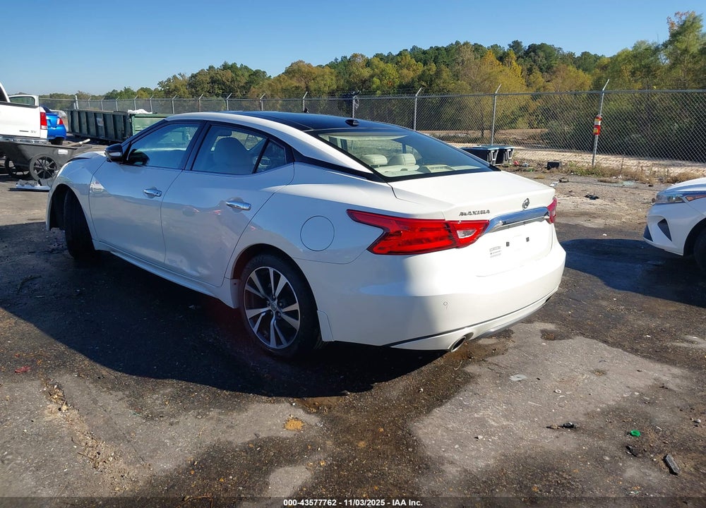 2017 NISSAN MAXIMA 3.5 SL VIN: 1N4AA6AP1HC386380