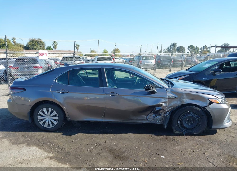 2021 TOYOTA CAMRY LE HYBRID VIN: 4T1C31AK5MU026212