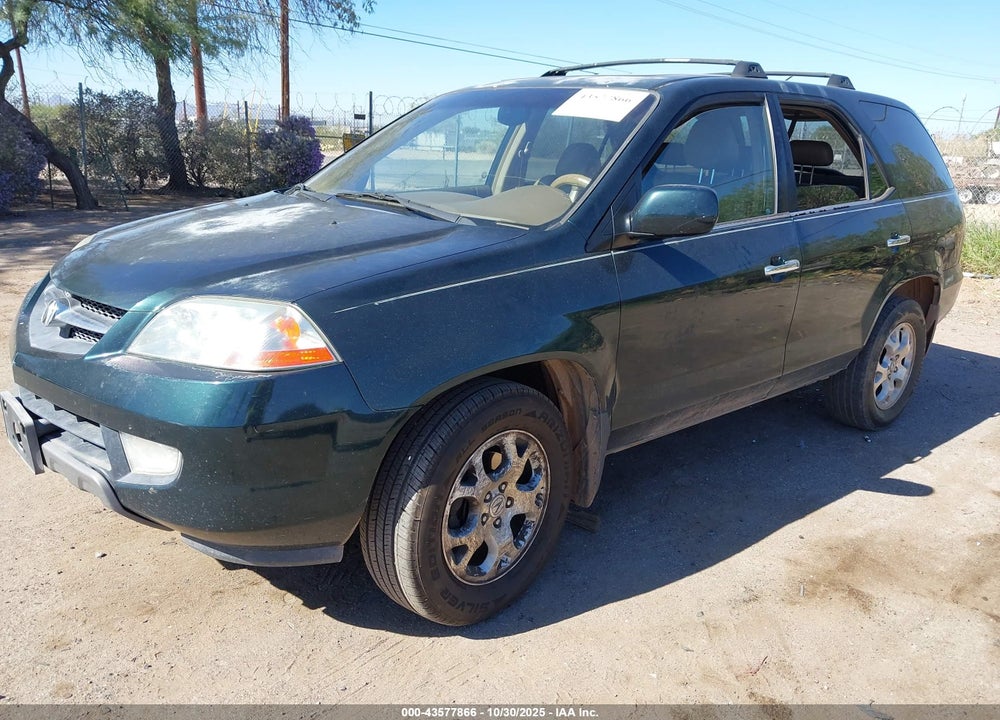 2001 ACURA MDX VIN: 2HNYD18631H539872