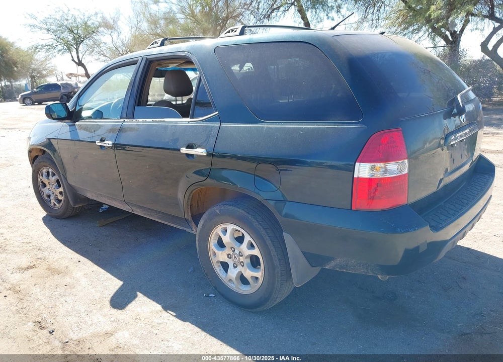2001 ACURA MDX VIN: 2HNYD18631H539872