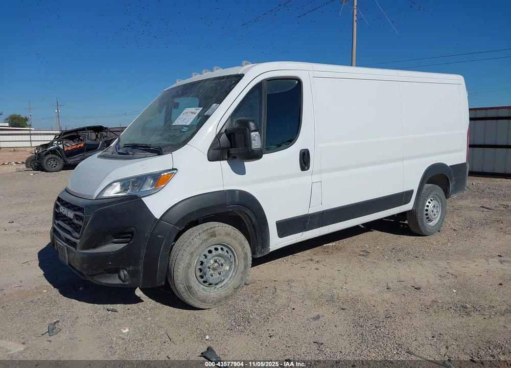 2025 RAM PROMASTER 2500 TRADESMAN LOW ROOF 136 WB W/PASS SEAT VIN: 3C6LRVVG4SE512755