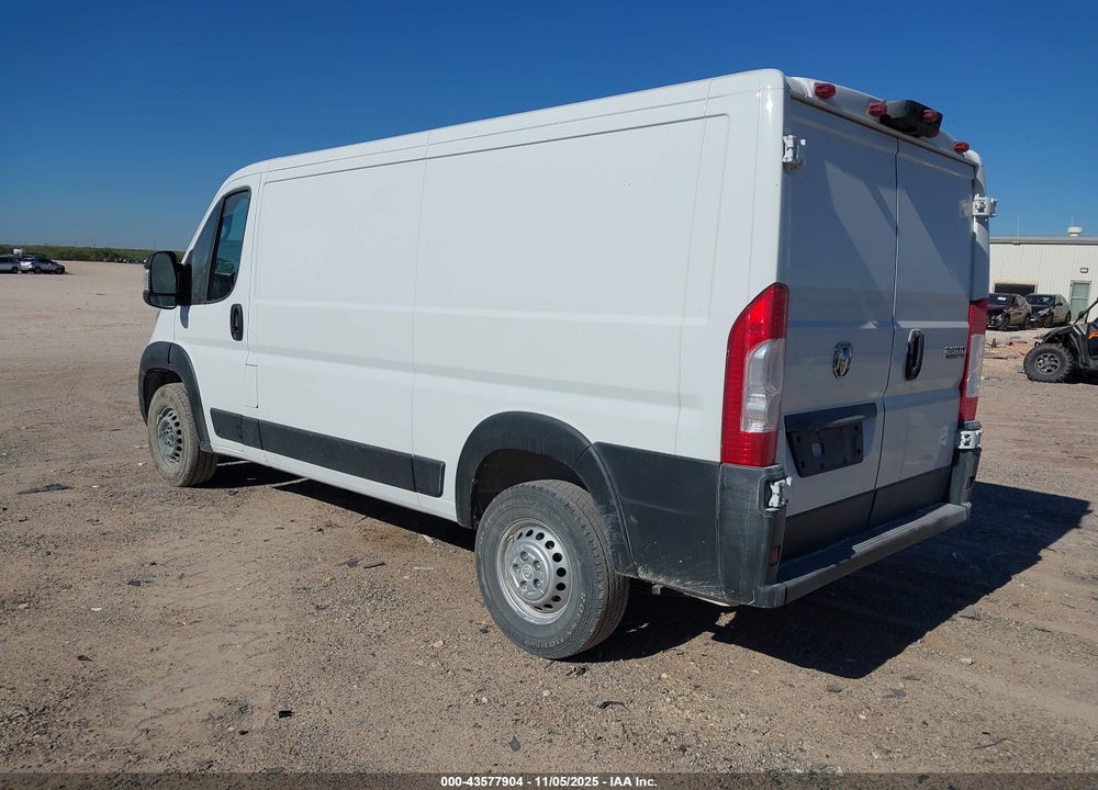 2025 RAM PROMASTER 2500 TRADESMAN LOW ROOF 136 WB W/PASS SEAT VIN: 3C6LRVVG4SE512755
