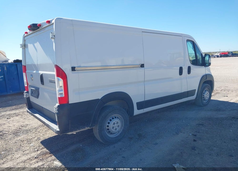 2025 RAM PROMASTER 2500 TRADESMAN LOW ROOF 136 WB W/PASS SEAT VIN: 3C6LRVVG4SE512755