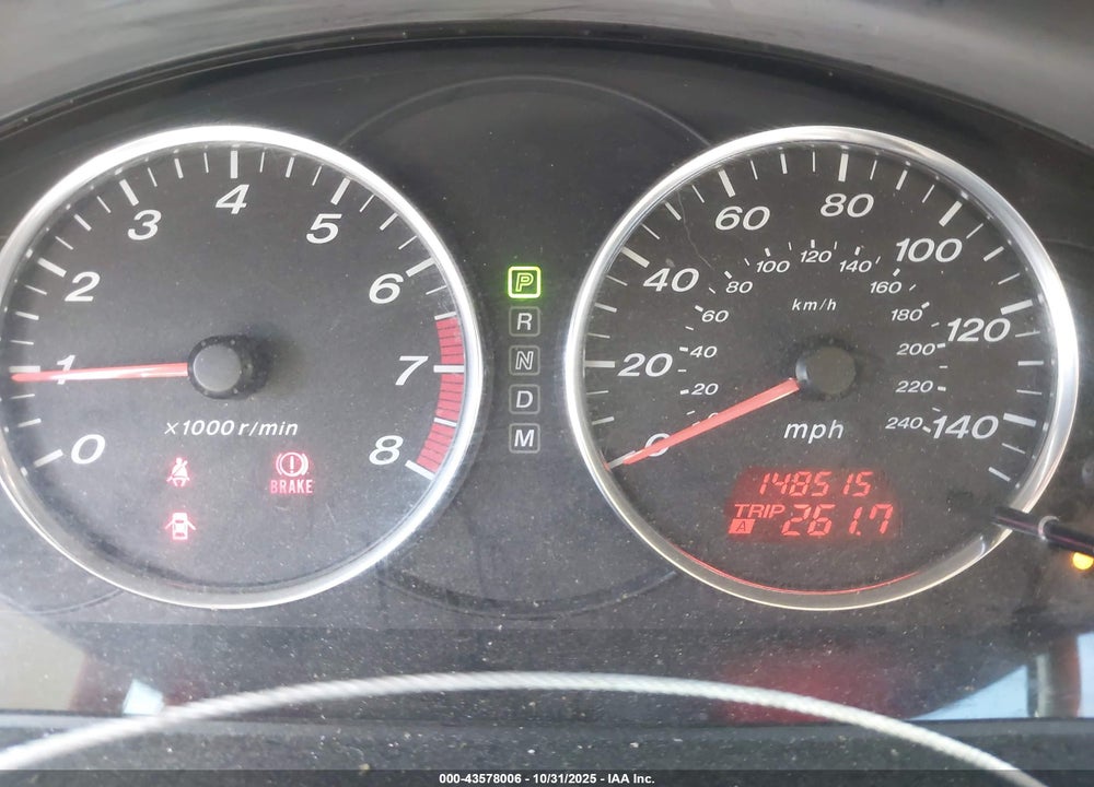 2008 MAZDA 6 I SPORT VE VIN: 1YVHP80C785M46274