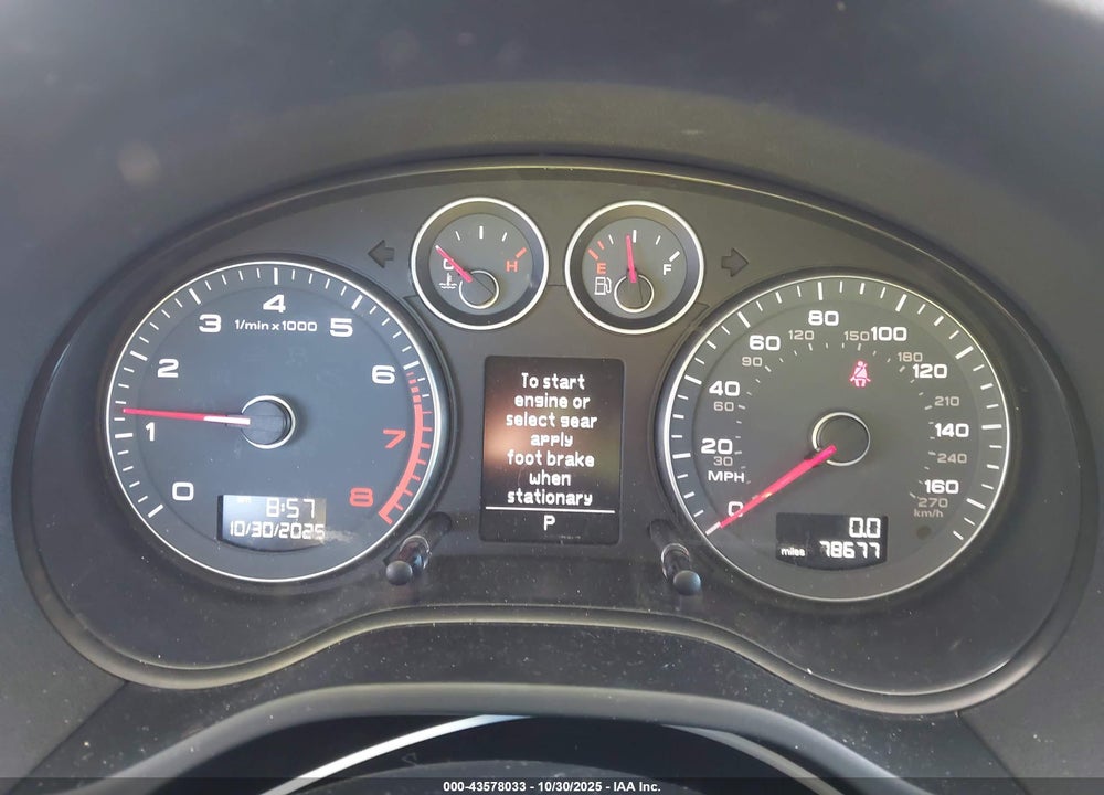 2012 AUDI A3 2.0T PREMIUM VIN: WAUBEAFM3CA055760