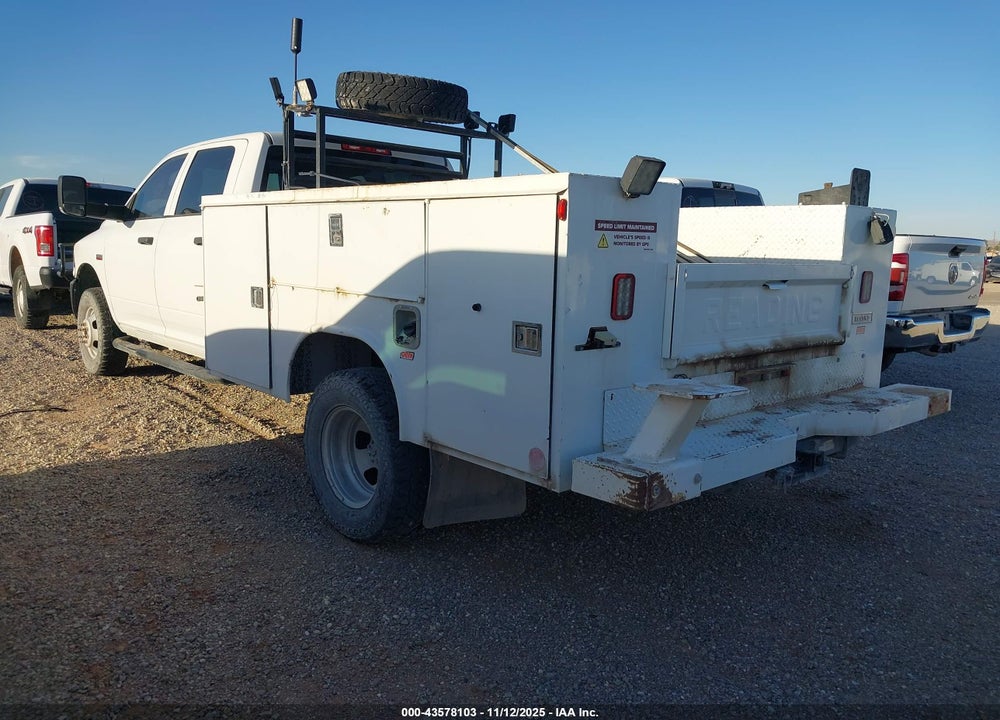 2018 RAM 3500 CHASSIS TRADESMAN/SLT/LAIE VIN: 3C7WRTCJ4JG320962