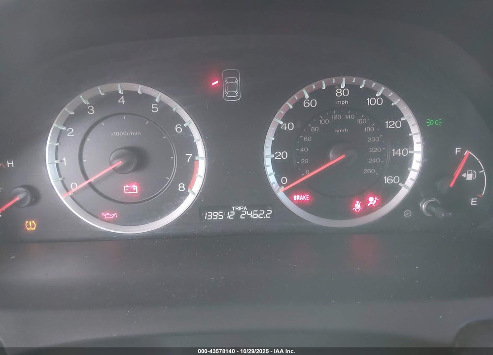 2012 HONDA ACCORD 2.4 LX-S VIN: 1HGCS1A38CA002195