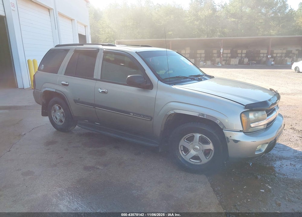 2002 CHEVROLET TRAILBLAZER LT VIN: 1GNDT13S022492541