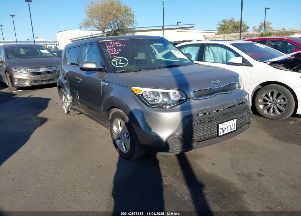 2016 KIA SOUL VIN: KNDJN2A25G7264396