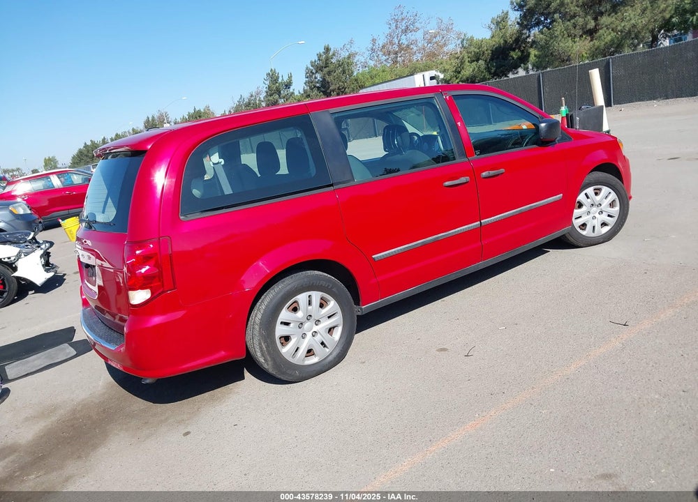 2015 DODGE GRAND CARAVAN AMERICAN VALUE PKG VIN: 2C4RDGBG2FR606509