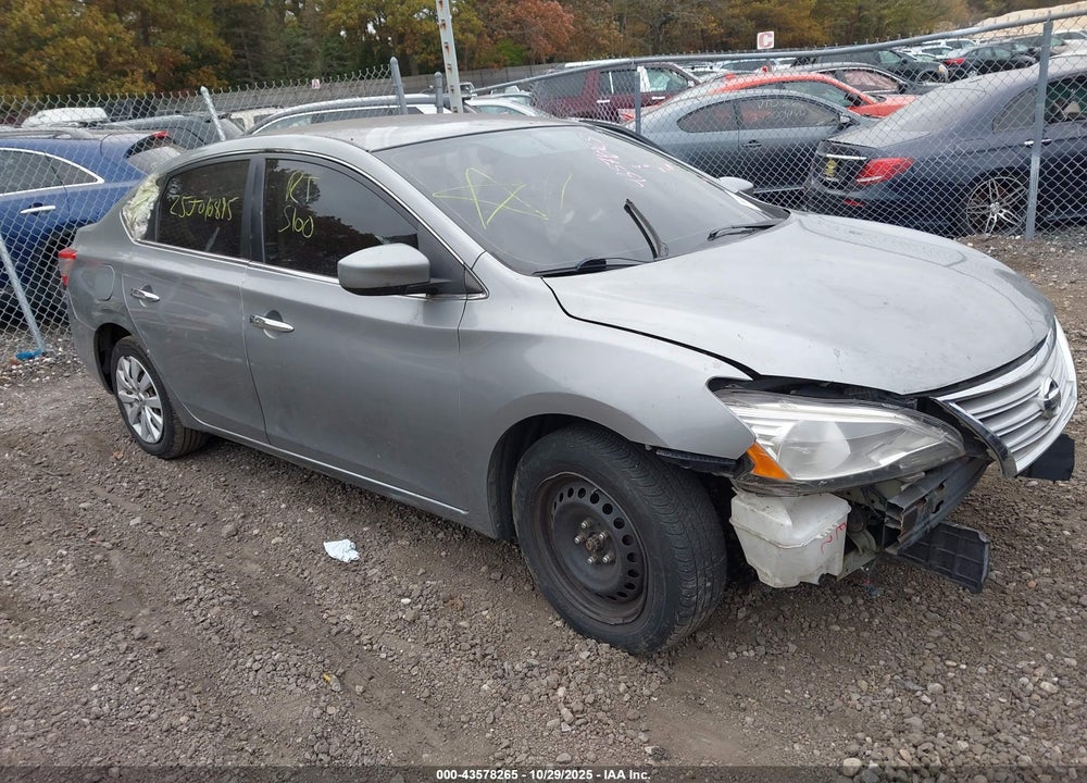 2013 NISSAN SENTRA SV VIN: 3N1AB7AP1DL776300