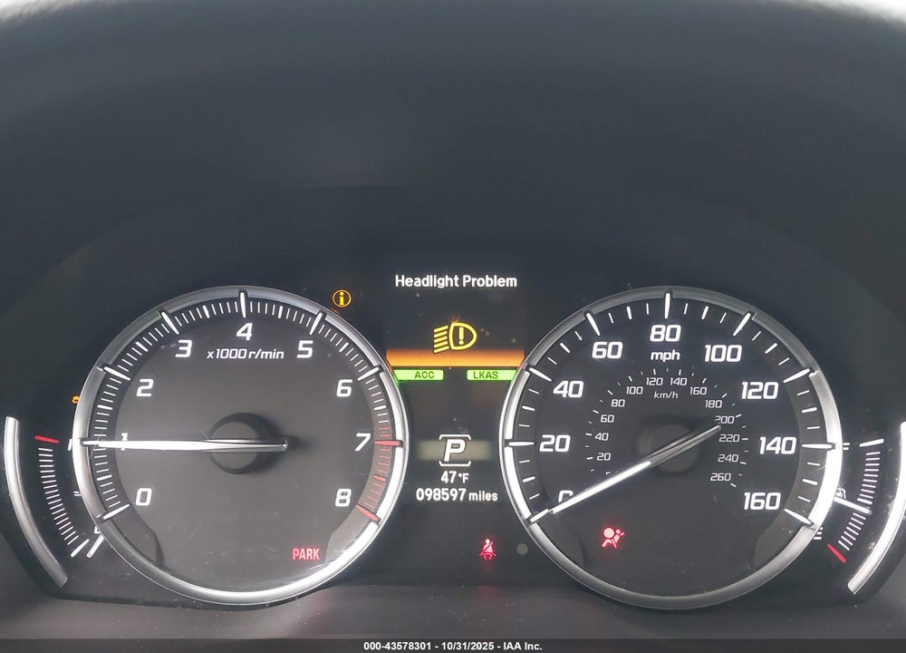 2018 ACURA MDX ADVANCE PACKAGE VIN: 5J8YD4H83JL004358