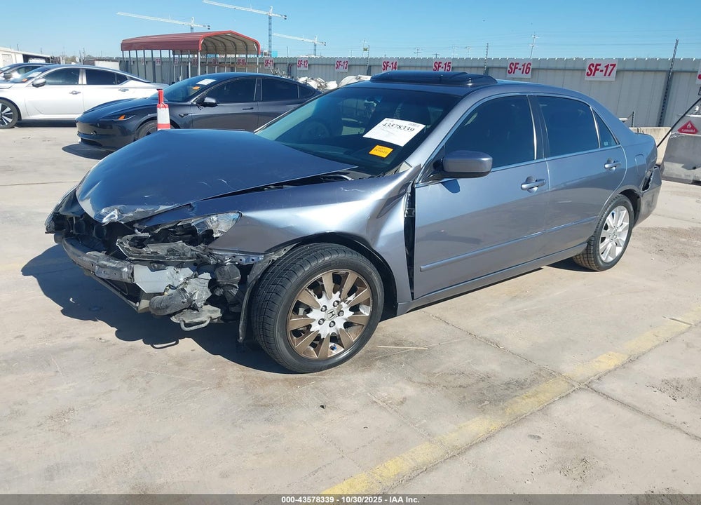 2007 HONDA ACCORD VIN: 1HGCM66567A048695