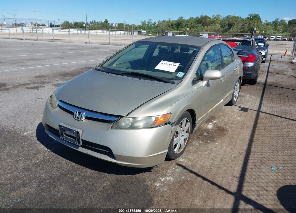 2007 HONDA CIVIC LX VIN: 1HGFA16597L045027