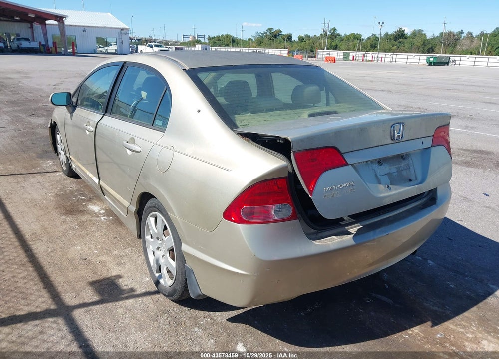 2007 HONDA CIVIC LX VIN: 1HGFA16597L045027