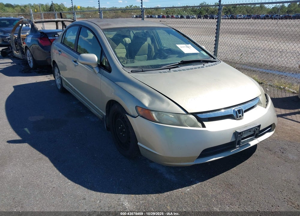2007 HONDA CIVIC LX VIN: 1HGFA16597L045027