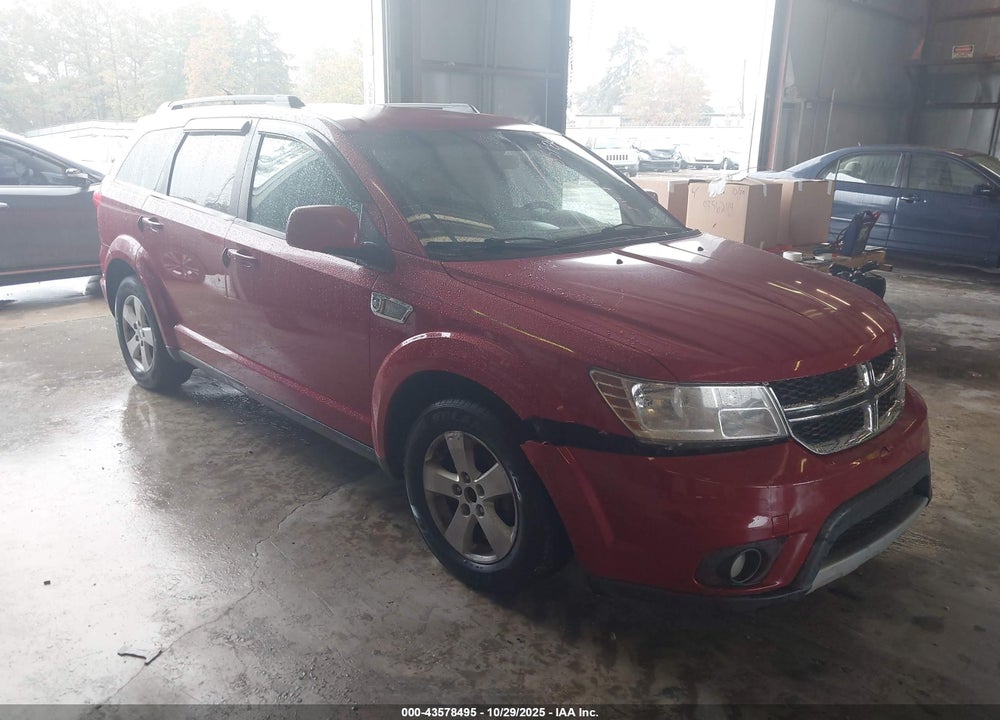 2012 DODGE JOURNEY SXT VIN: 3C4PDCBG3CT292782