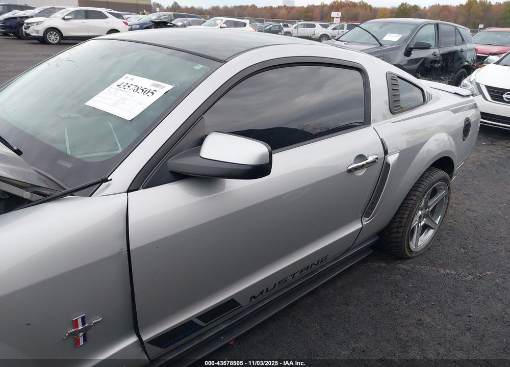2007 FORD MUSTANG VIN: 1ZVFT80N475287722