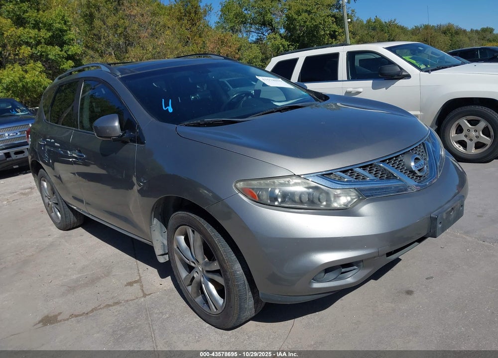 2011 NISSAN MURANO LE VIN: JN8AZ1MW7BW158659