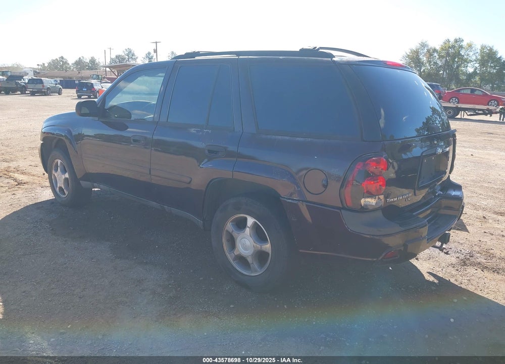 2008 CHEVROLET TRAILBLAZER FLEET VIN: 1GNDS13S982207072