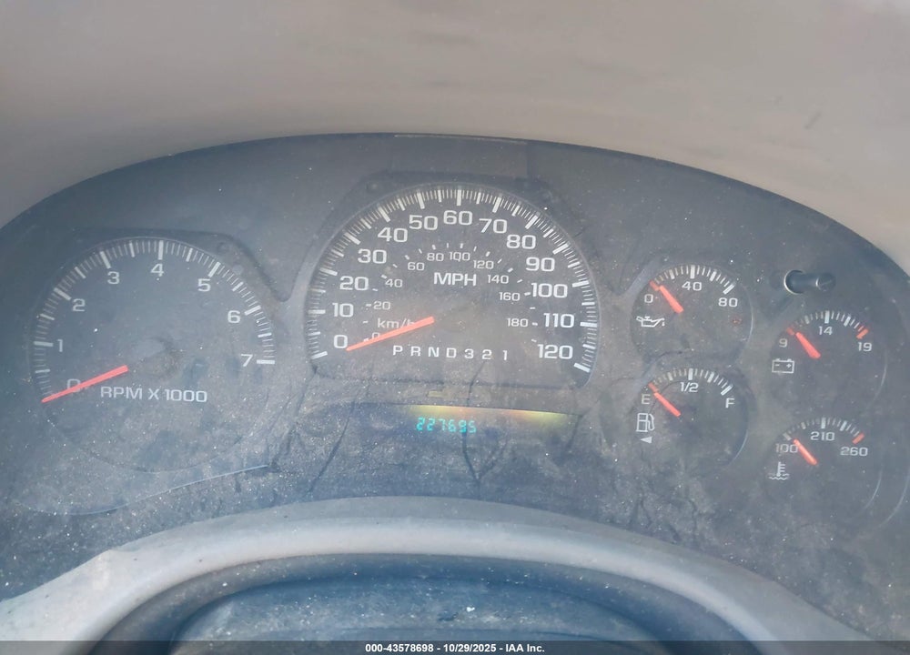 2008 CHEVROLET TRAILBLAZER FLEET VIN: 1GNDS13S982207072