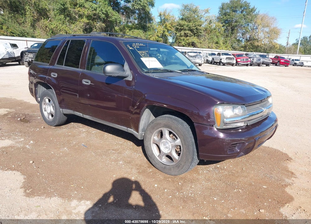 2008 CHEVROLET TRAILBLAZER FLEET VIN: 1GNDS13S982207072