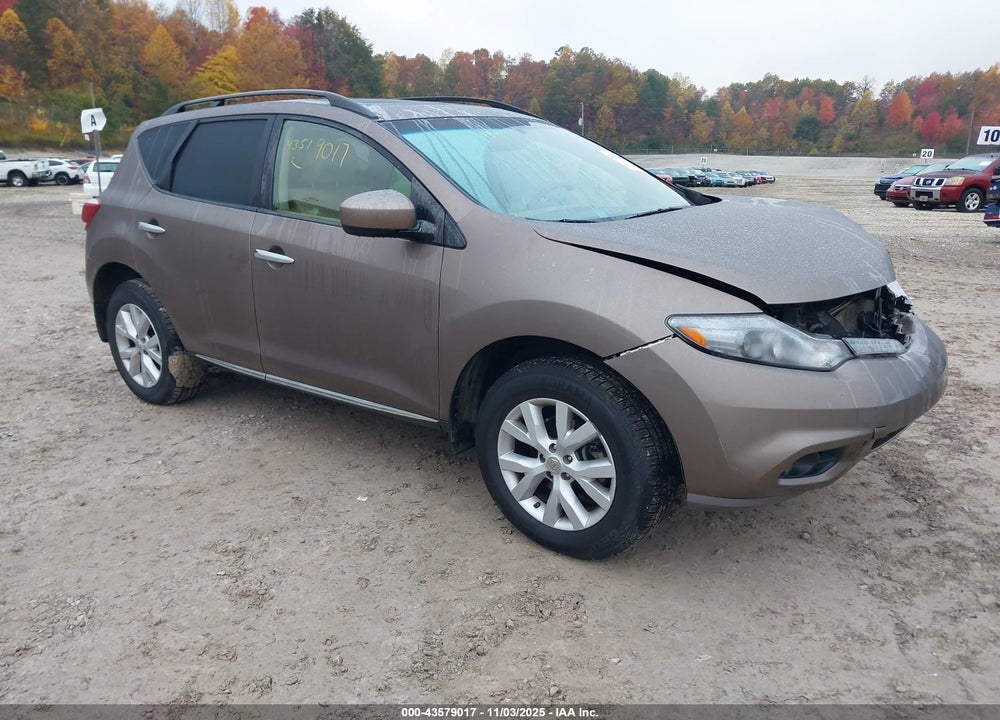2013 NISSAN MURANO SV VIN: JN8AZ1MUXDW207516