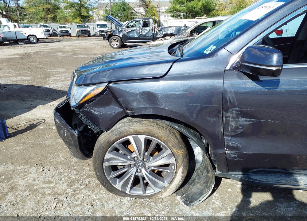 2019 ACURA MDX TECHNOLOGY PKG VIN: 5J8YD4H57KL030291