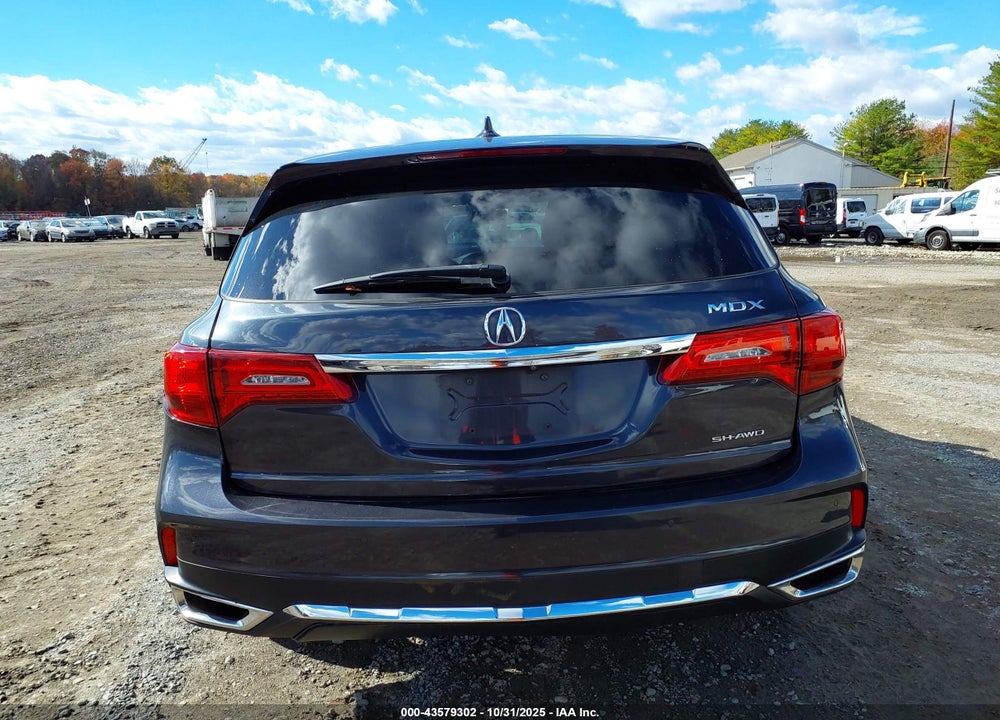 2019 ACURA MDX TECHNOLOGY PKG VIN: 5J8YD4H57KL030291
