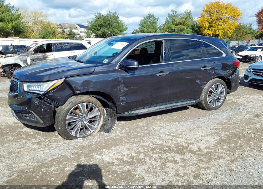 2019 ACURA MDX TECHNOLOGY PKG VIN: 5J8YD4H57KL030291