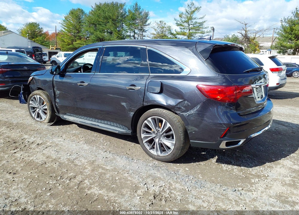 2019 ACURA MDX TECHNOLOGY PKG VIN: 5J8YD4H57KL030291