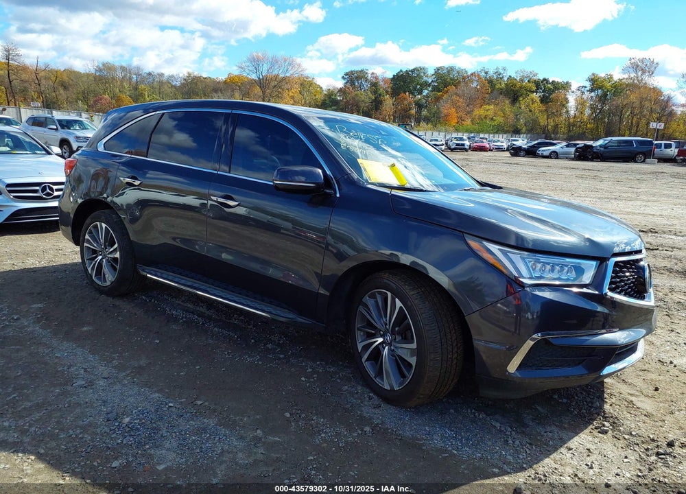 2019 ACURA MDX TECHNOLOGY PKG VIN: 5J8YD4H57KL030291