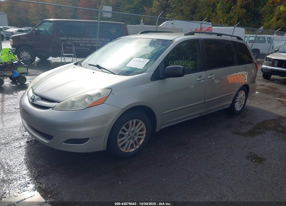 2007 TOYOTA SIENNA LE VIN: 5TDBK23C77S002808