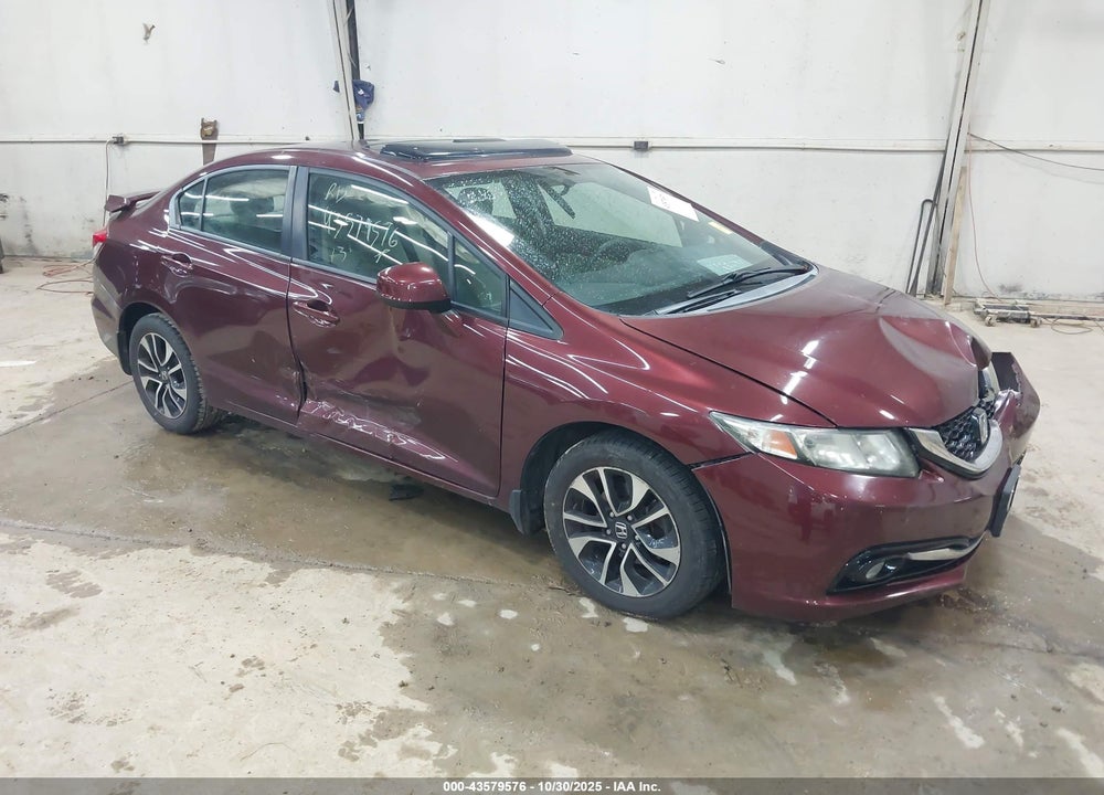 2013 HONDA CIVIC EX VIN: 19XFB2F8XDE026342
