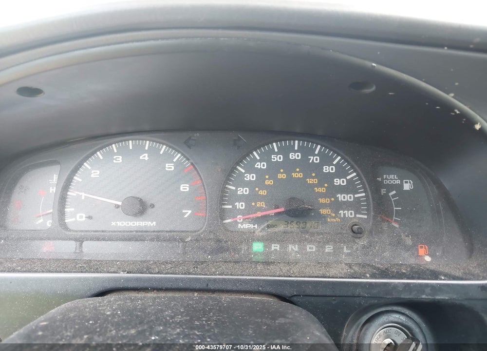 2000 TOYOTA 4RUNNER SR5 V6 VIN: JT3HN86R4Y0283172