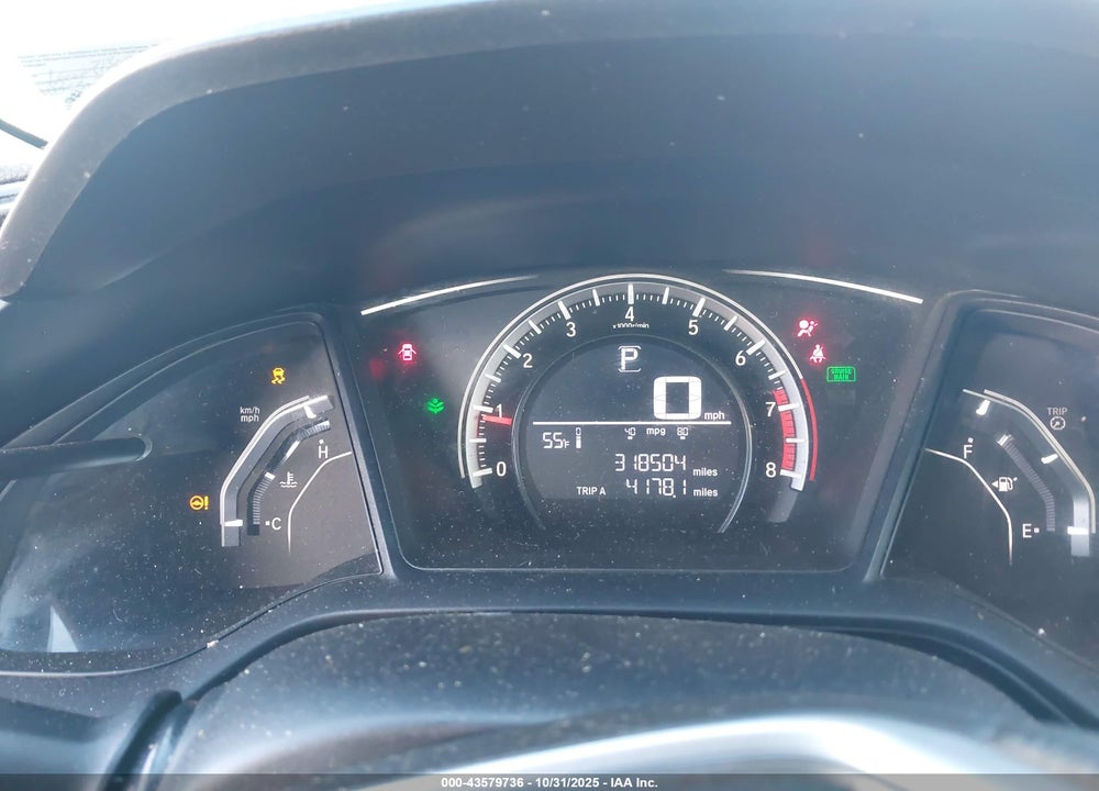 2016 HONDA CIVIC LX VIN: 19XFC2F59GE017302