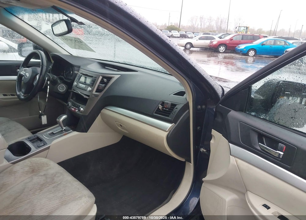 2012 SUBARU OUTBACK 2.5I PREMIUM VIN: 4S4BRCCC7C3207506