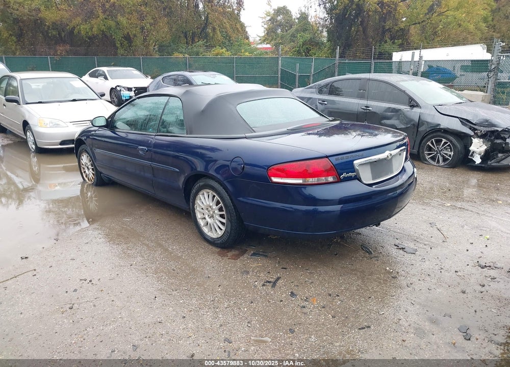 2005 CHRYSLER SEBRING TOURING VIN: 1C3EL55R05N619231