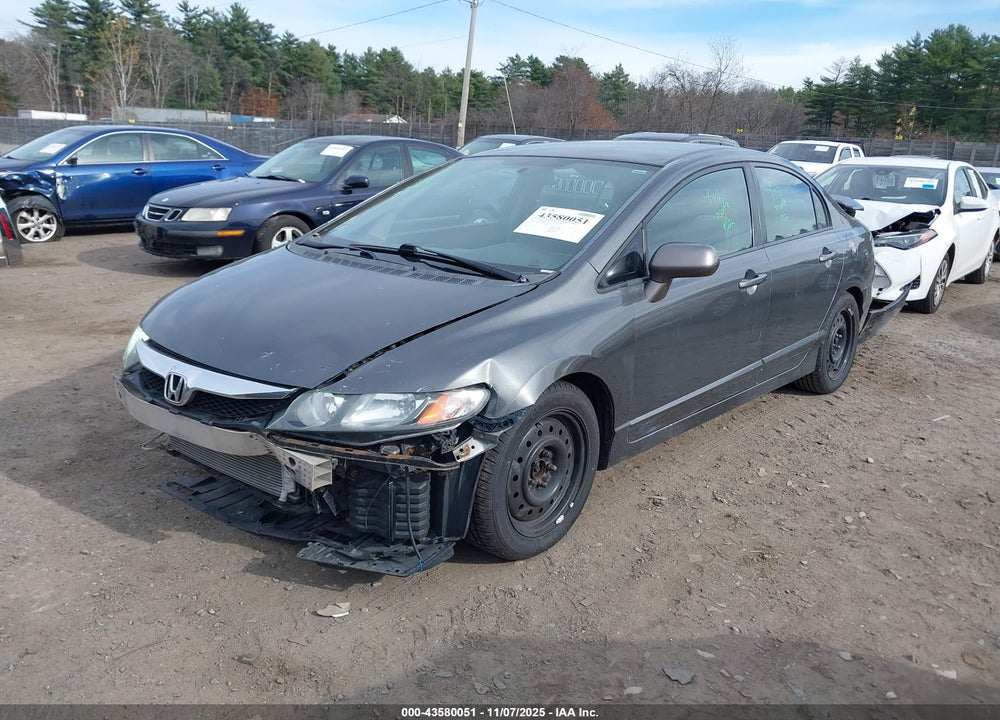 2010 HONDA CIVIC LX VIN: 2HGFA1F55AH576973