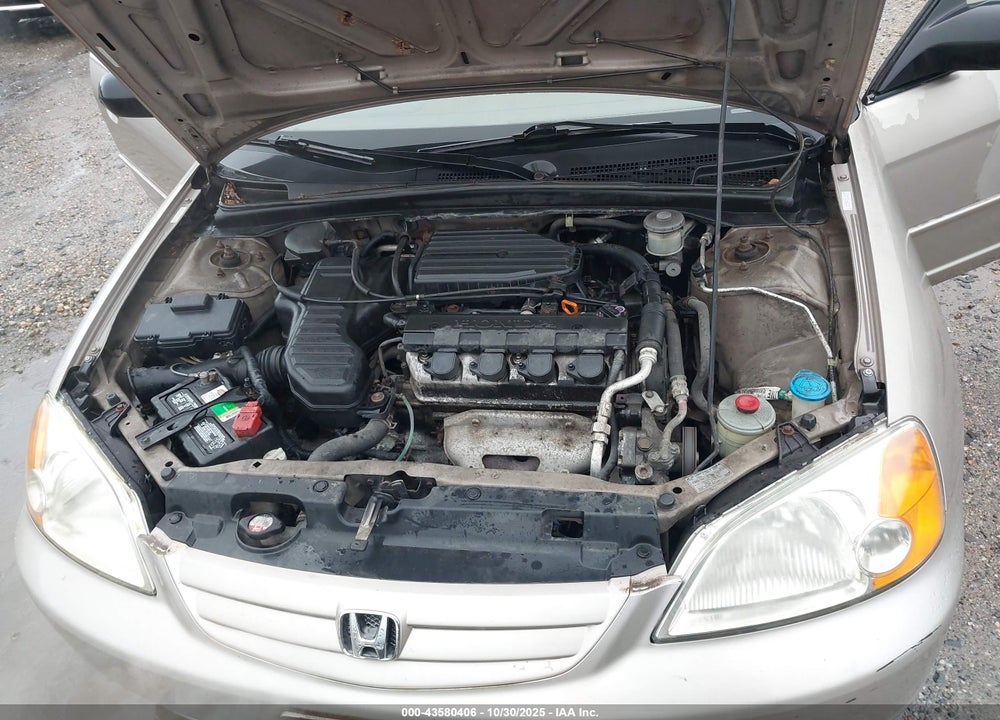 2001 HONDA CIVIC LX VIN: 2HGES16561H545420