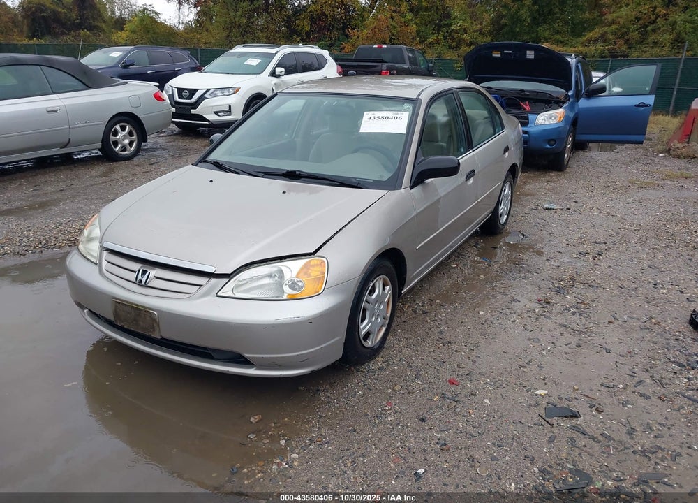 2001 HONDA CIVIC LX VIN: 2HGES16561H545420