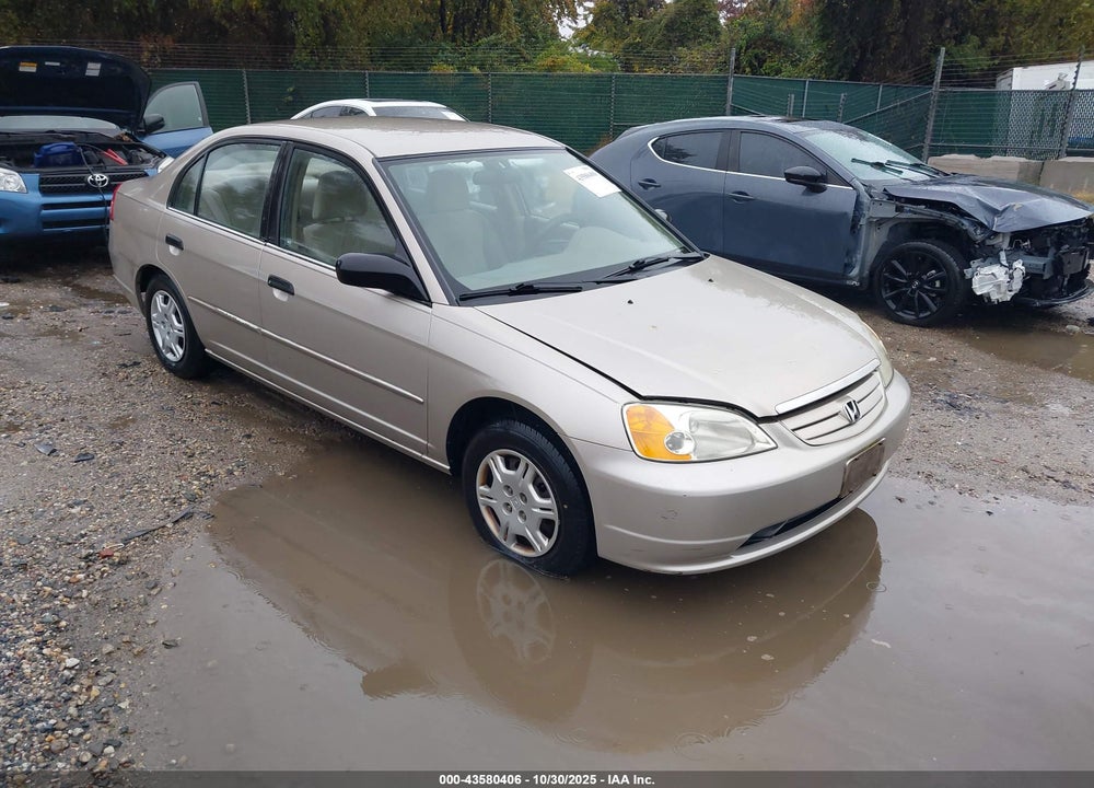 2001 HONDA CIVIC LX VIN: 2HGES16561H545420