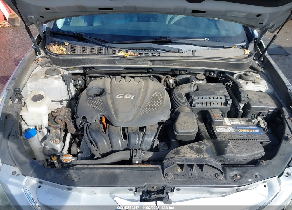 2013 HYUNDAI SONATA GLS VIN: 5NPEB4ACXDH517525