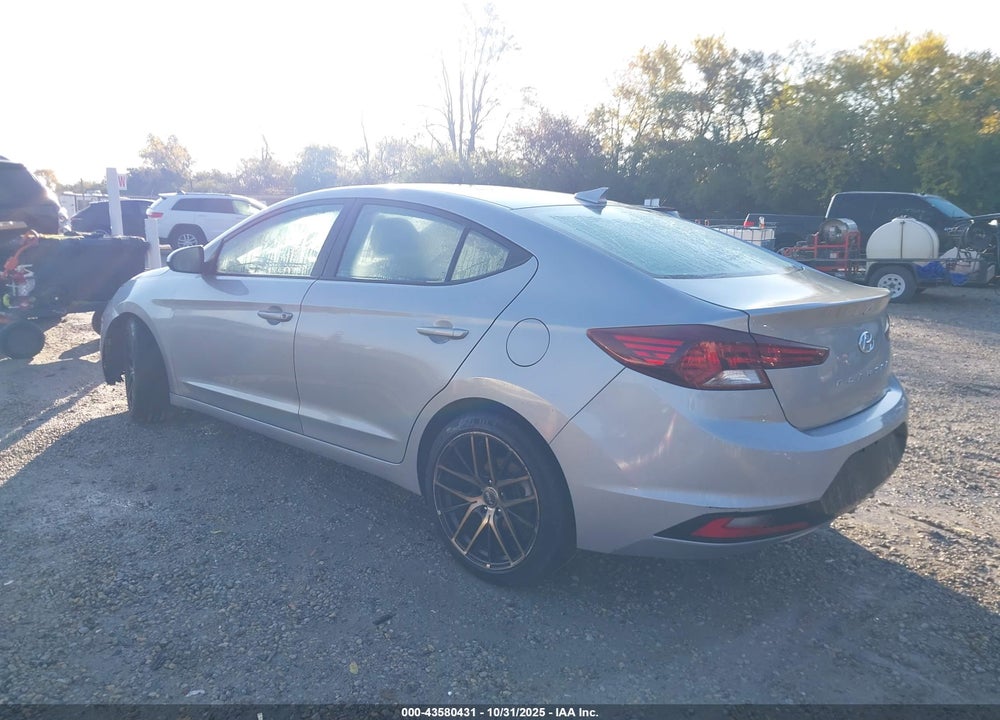 2020 HYUNDAI ELANTRA SEL VIN: KMHD84LF4LU017345