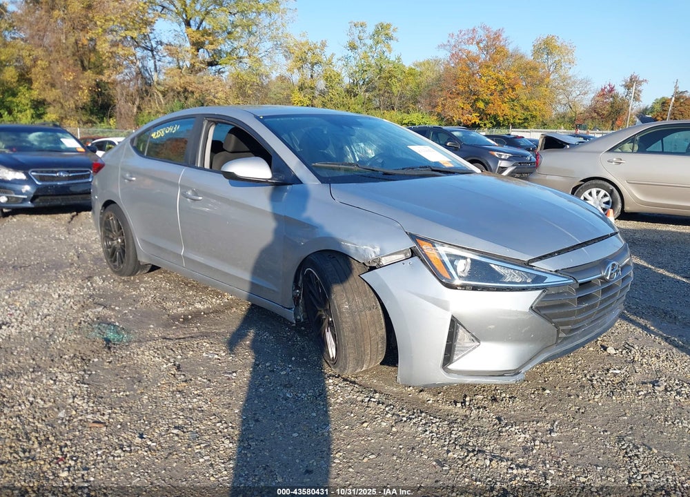2020 HYUNDAI ELANTRA SEL VIN: KMHD84LF4LU017345