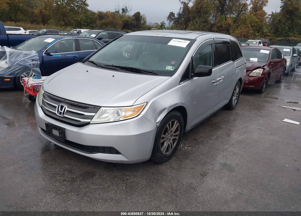 2011 HONDA ODYSSEY EX-L VIN: 5FNRL5H69BB077118