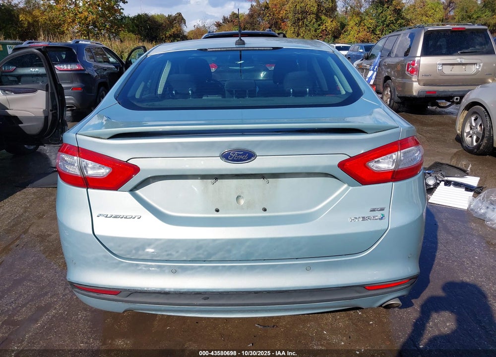 2013 FORD FUSION HYBRID SE VIN: 3FA6P0LU0DR317146